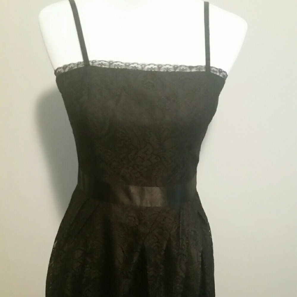 Little black lace dress